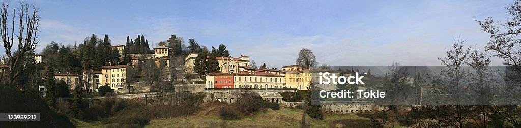 Bergamo Alta Panorama - Lizenzfrei Beige Stock-Foto