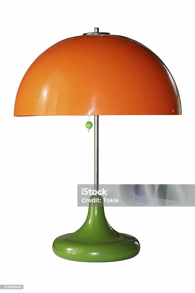 Lampada arancione - Foto stock royalty-free di Lampada elettrica