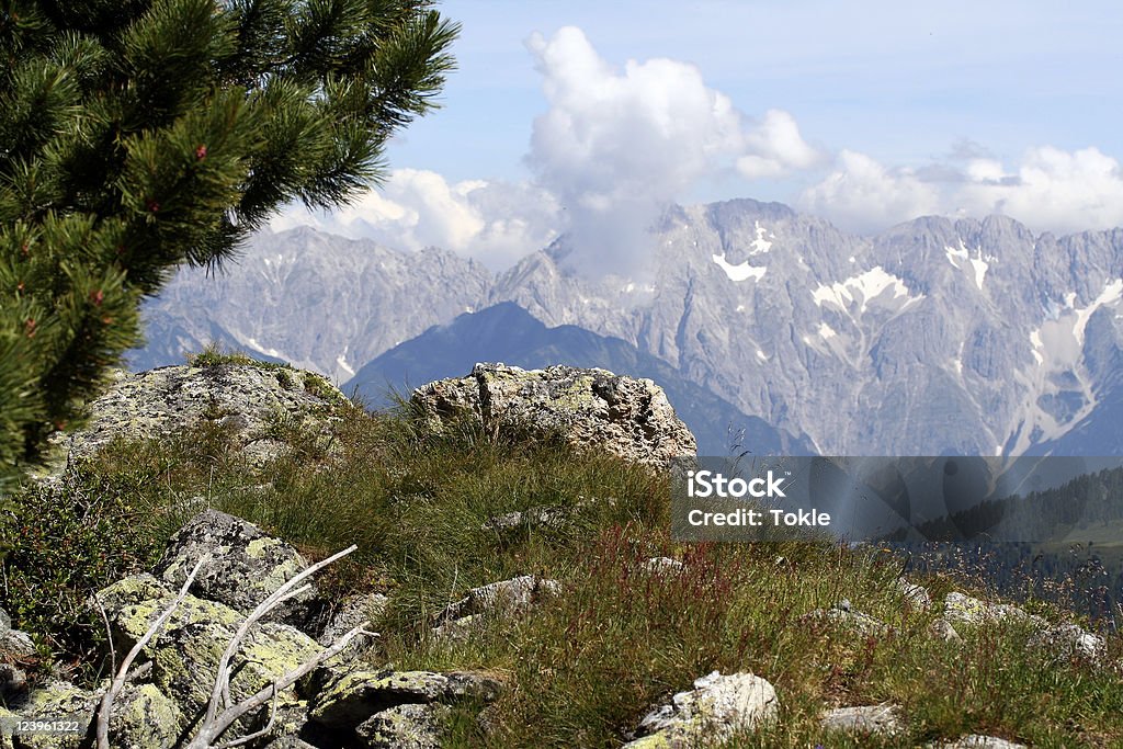 Blick auf die Berge - Lizenzfrei Alpen Stock-Foto