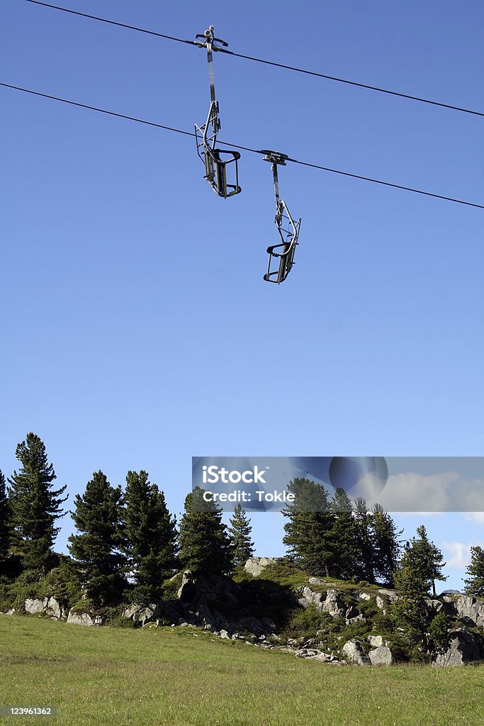 Ski lift - Lizenzfrei Alpen Stock-Foto