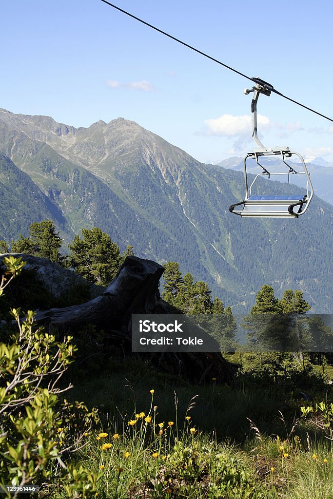 Ski lift - Lizenzfrei Alpen Stock-Foto