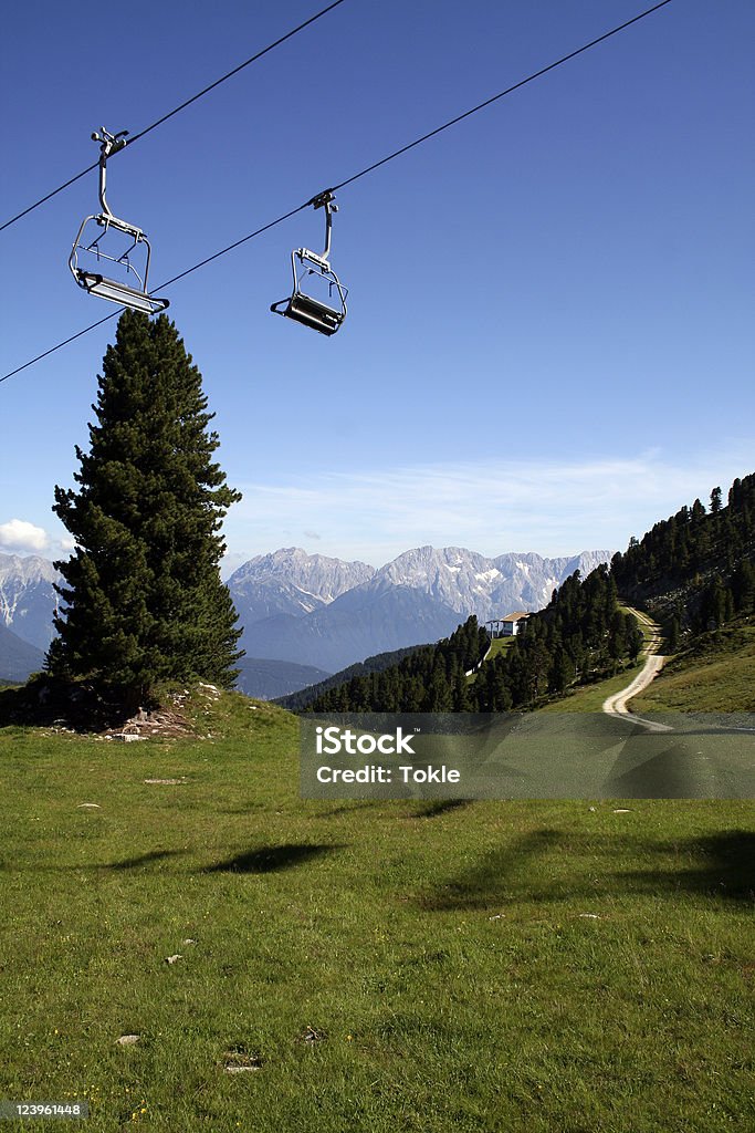 Ski lift - Lizenzfrei Alpen Stock-Foto