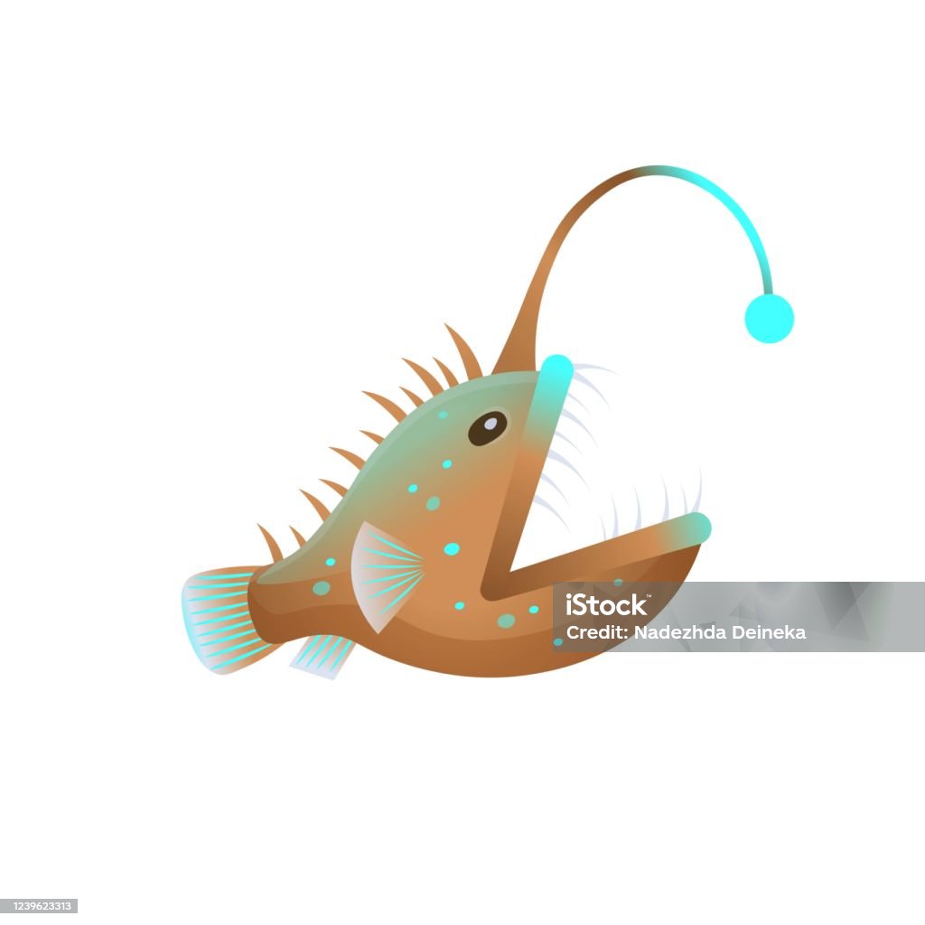 Angler Fish Stock Illustration - Download Image Now - Anglerfish, Deep Sea  Fish, Deep - iStock