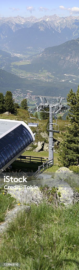 Seilbahn station - Lizenzfrei Alpen Stock-Foto