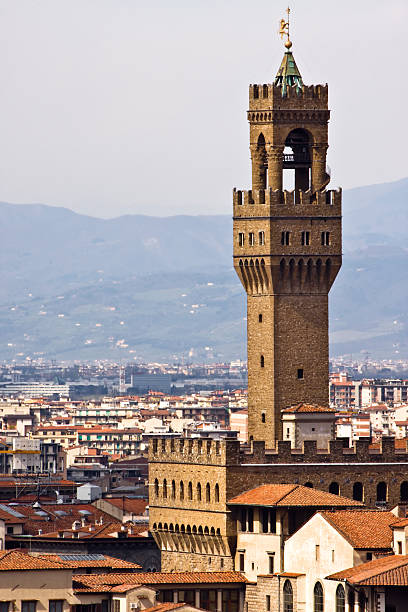 istock Torre di Arnolfo, Medieval Bell Tower in Florence 123963665