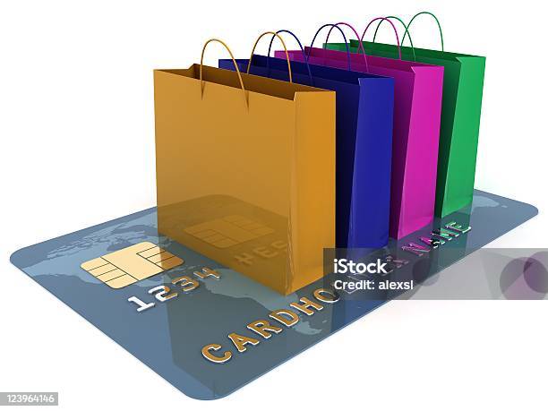 Kreditkarte Einkaufen Stockfoto und mehr Bilder von Ausverkauf - Ausverkauf, Bankgeschäft, Bankkarte