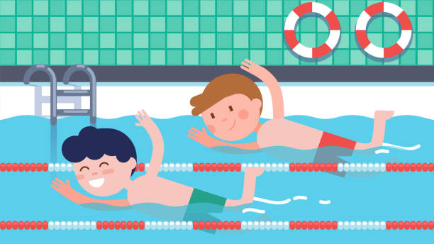 1,610 Swimming Lesson Illustrations & Clip Art - iStock | Swimming, Swim  team, Kid swimming lesson