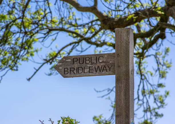 istock Public Bridleway Sign 1239685630