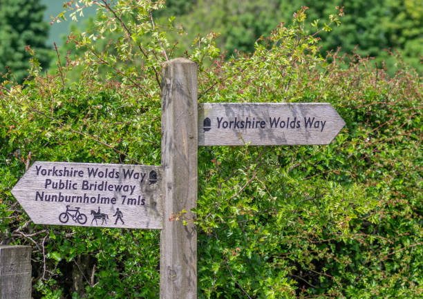 istock Yorkshire Wolds Way Arrow Sign 1239686146