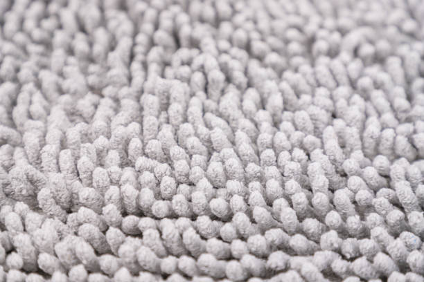 istock Gray carpet texture. Doormat carpet closeup. Pattern, details 1239690481