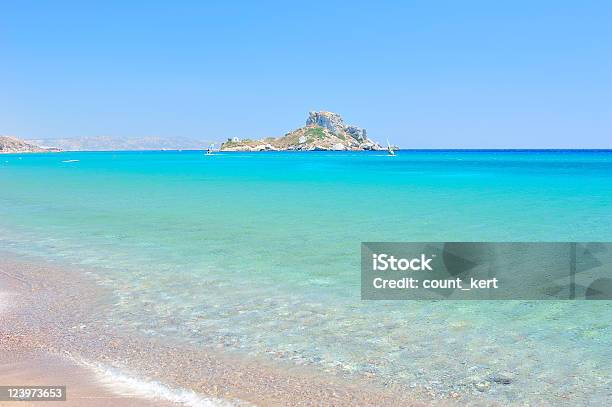 Turquoise Seascape Stock Photo - Download Image Now - Aegean Sea, Awe, Beach