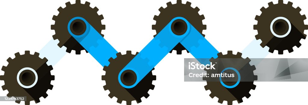 Cogs System Stock Illustration - Download Image Now - Gear - Mechanism ...