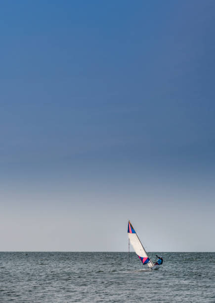 istock Boat on the waves in race 1239748074