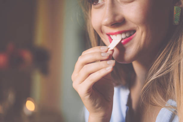 istock Young woman at home 1239770654