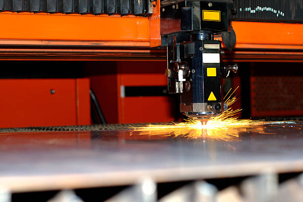 przemysłowe laserowe - slicing machine zdjęcia i obrazy z banku zdjęć