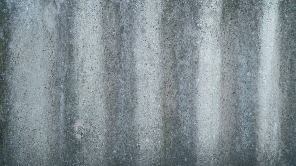istock Old Gray Wavy Slate Texture Asbestos Cement Slate 1239806796