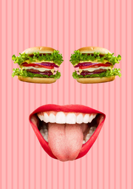 Happiness. Modern design. Contemporary art collage.