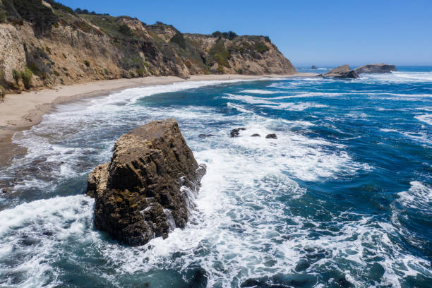 istock Aerial View of West Coast and Pacific Ocean 1239821848