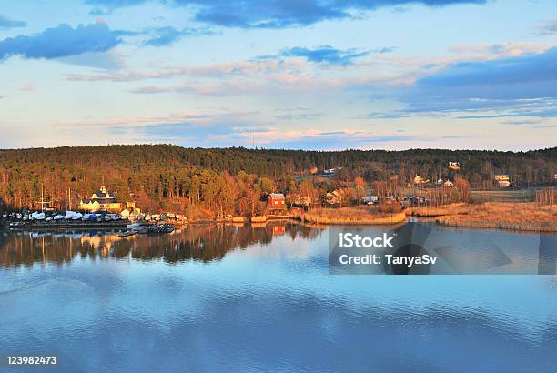 Turku Environs At Sunset Stock Photo - Download Image Now - Blue, Cloudscape, Color Image