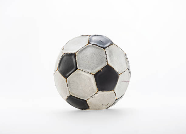 istock Old football ball 1239896991