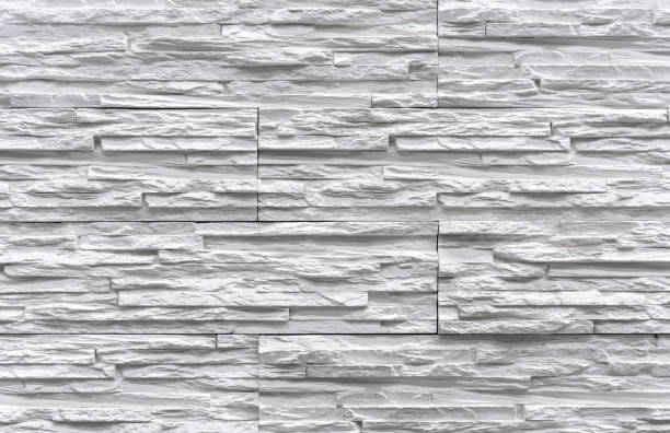 istock White natural quartz in the blocks for decorating walls indoors. 1239908868