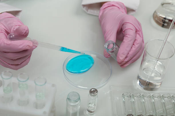 istock research work in the laboratory close up. 1239915282