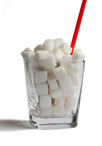istock Glass Full of Sugar Cubes 1239917953