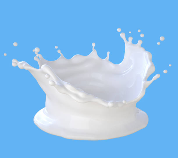 istock Splash of milk. 1239922233