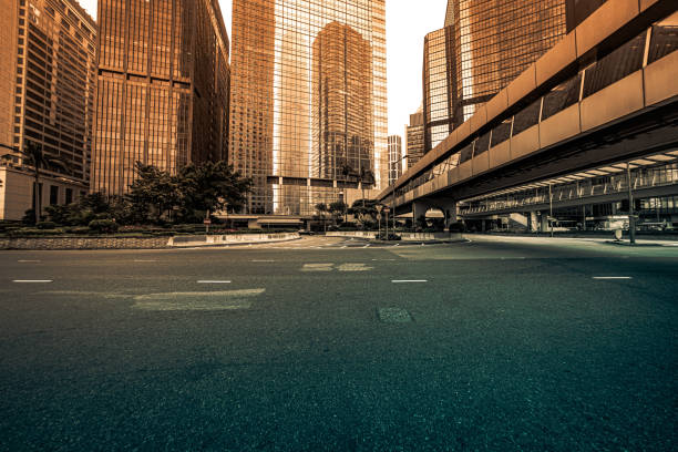 istock Corporate buildings in Hong Kong 1239936949