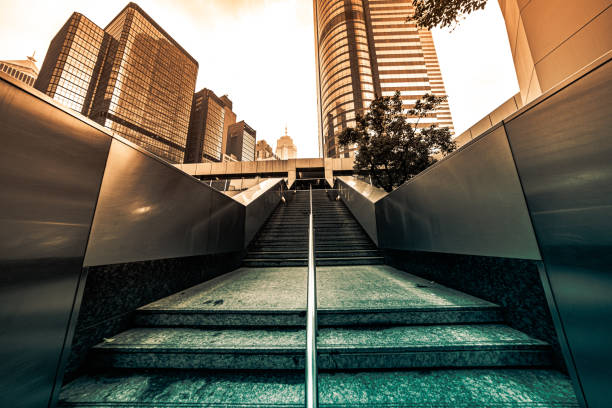 istock Corporate buildings in Hong Kong 1239937483