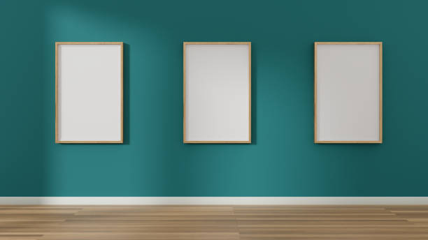 istock A blank picture and poster frame on the wall 1239949375