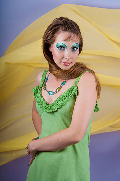 istock Beautiful woman with long hair 123997832