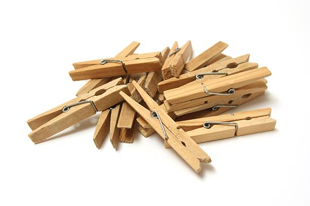 istock Wooden pegs 123998133