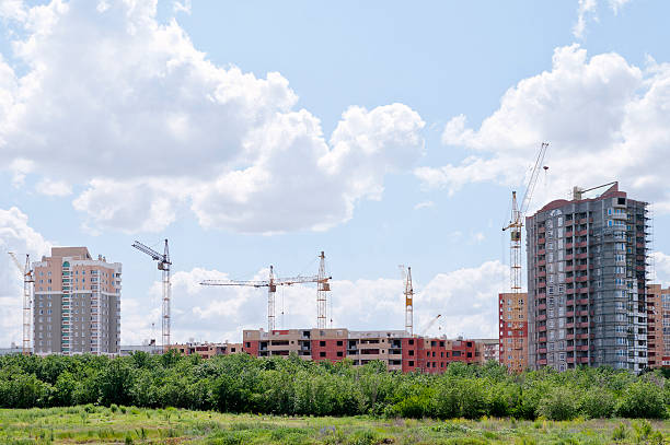istock Construction on the outskirts of city 123998876