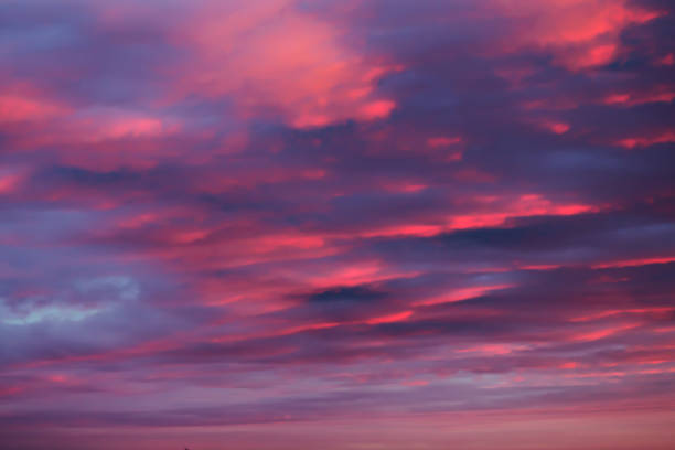 istock Beautiful sky background in raspberry color 1240006791