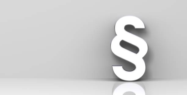 istock Article Paragraph sign symbol white section clause legal icon 3d 1240007381