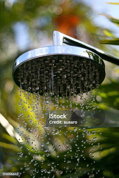 Shower Stock Photo - Download Image Now - Backgrounds, Chrome, Cold Temperature