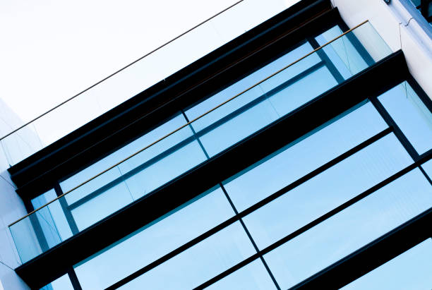 istock Wall of a building of modern architecture 1240066573