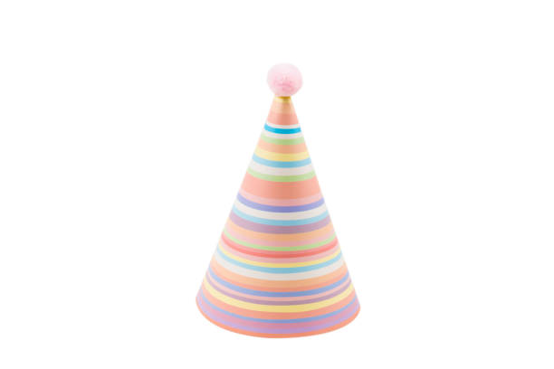 istock Colorful birthday cap, top view. 1240072428