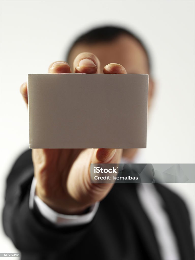 empty business card Adult Stock Photo