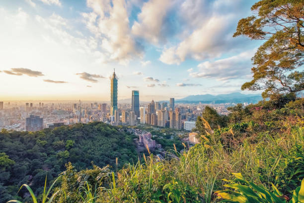 istock Taipei city in Taiwan 1240110130