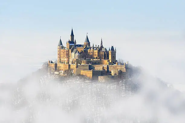 Photo of Germany Palace Hohenzollern Winter Fog