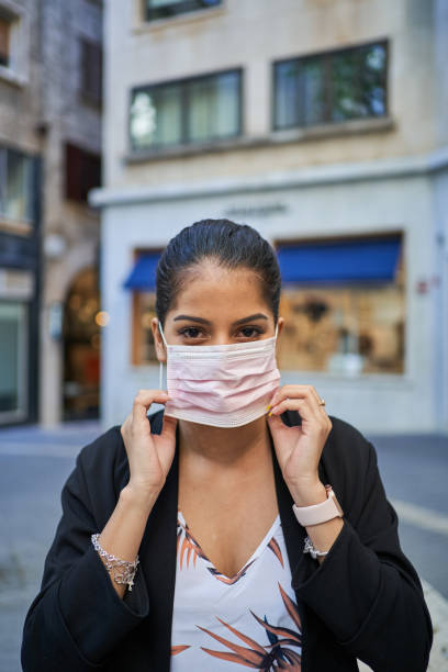 istock Woman Covid Mask 1240156644