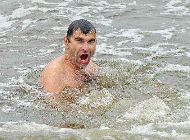 istock male swimmer  in sea 124016789