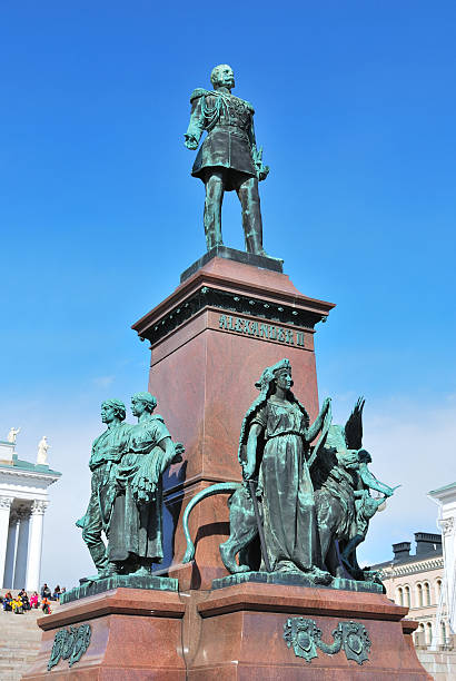 istock Helsinki, monument to Emperor Alexander II 124017102