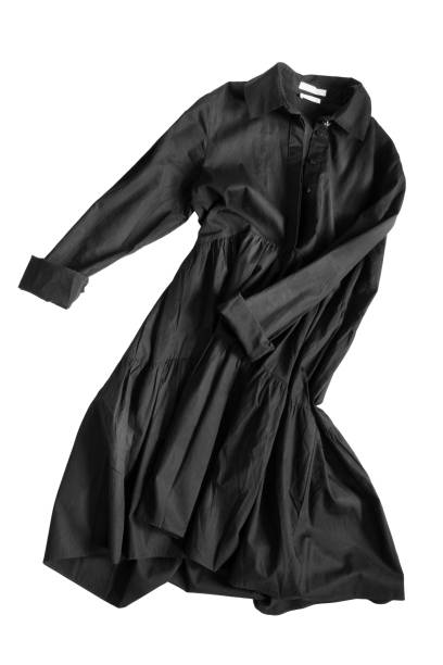 istock Black dress isolated 1240171358