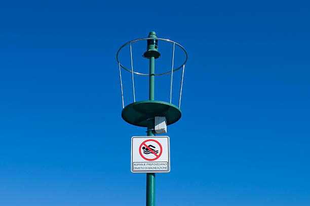 遊泳禁止標識 ストックフォト