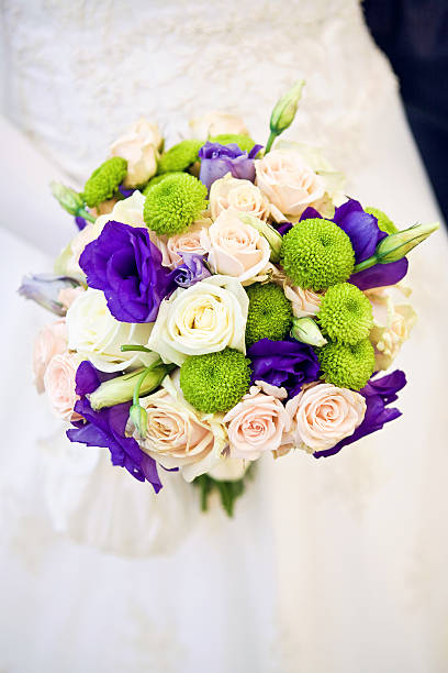 bridal bouquet stock photo