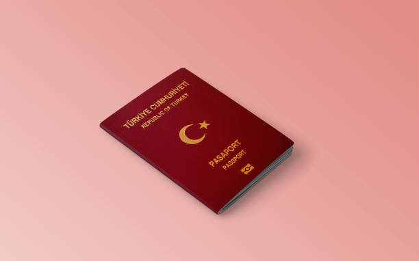 passaporte da turquia, passaporte oficial turco - algerian currency - fotografias e filmes do acervo