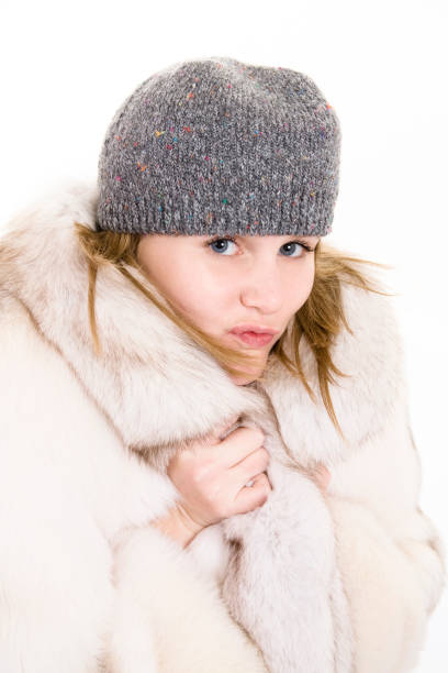 istock Girl bundled for winter 124021780
